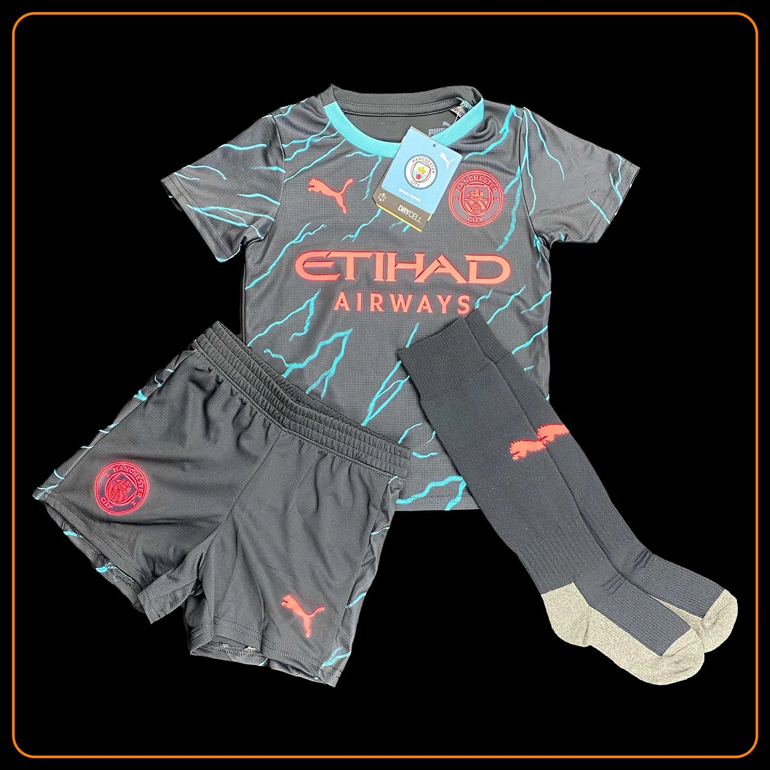 Manchester City Third Kit 2023-2024 (KIDS)