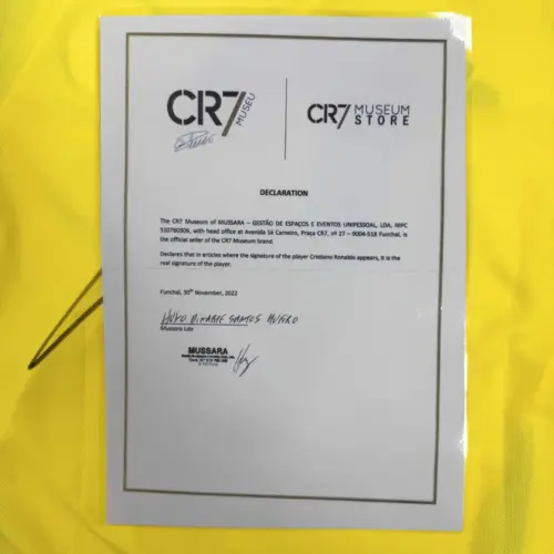 Al-Nassr Maglia Home 2024-2025 #7 Ronaldo (Firmata)