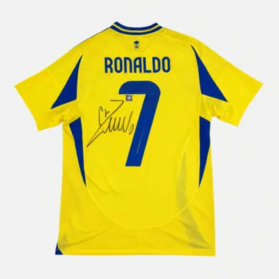 Al-Nassr Thuisshirt 2024-2025 Ronaldo #7 (Gesigneerd)